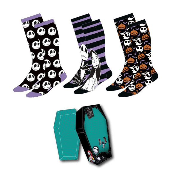 Nightmare before Christmas Socken 3er-Pack 38-45