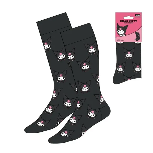 Sanrio Socken Kuromi Face 36-43