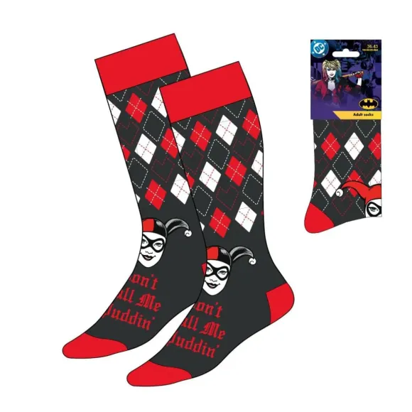 DC Comics Socken Harley Quinn Don´t Call Me Puddin 36-43  