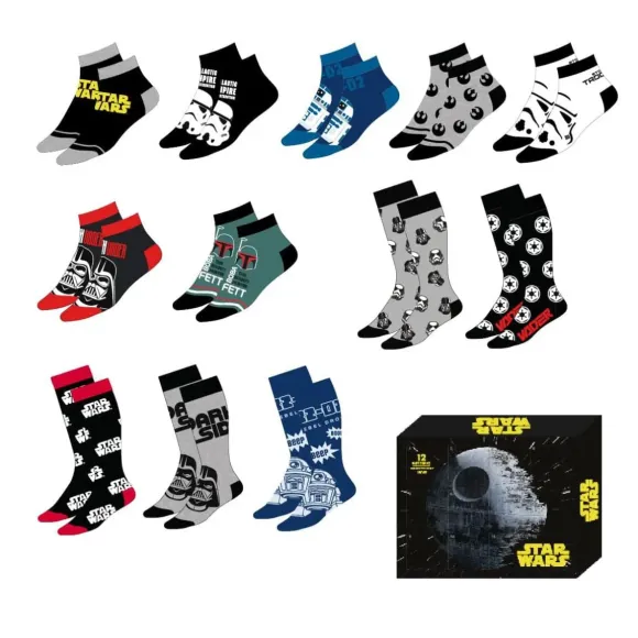 Star Wars Socken 12er-Pack 38-45   