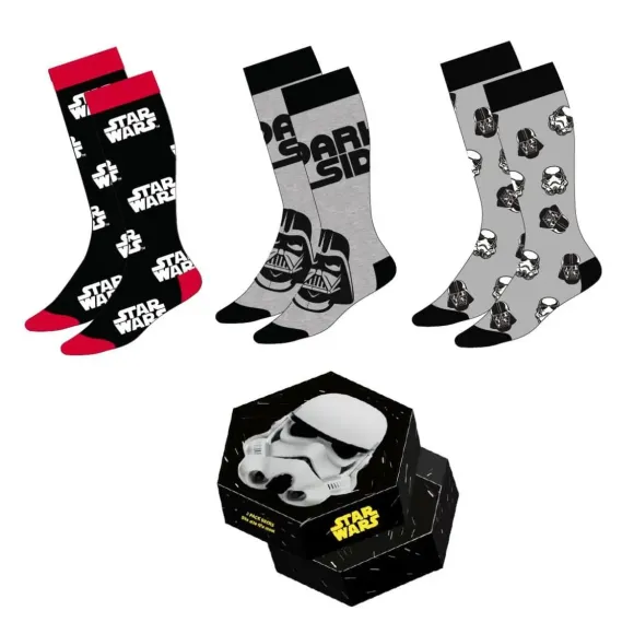 Star Wars Socken 3er-Pack Stormtrooper 38-45 