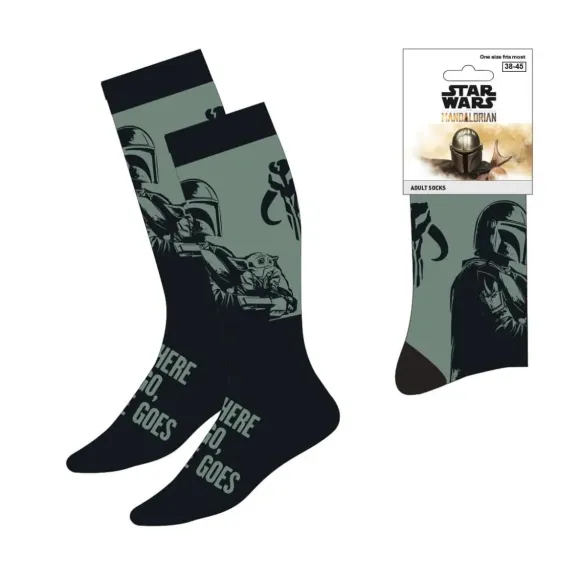 Star Wars: The Mandalorian Socken Mandalorian & Grogu 38-45  