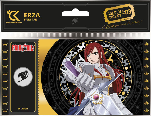Fairy Tail Golden Ticket Black Edition #03 Erza Umkarton (10)