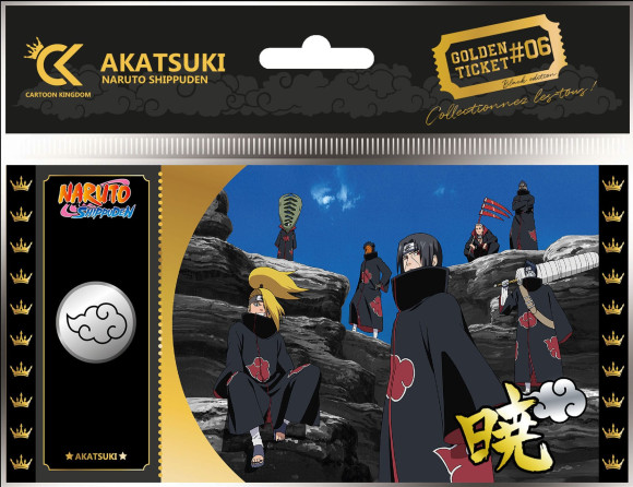 Naruto Shippuden Golden Ticket Black Edition #06 Akatsuki Umkarton (10)