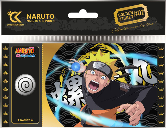 Naruto Shippuden Golden Ticket Black Edition #07 Naruto Umkarton (10)