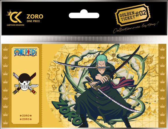 One Piece Golden Ticket #02 Zoro Umkarton (10)