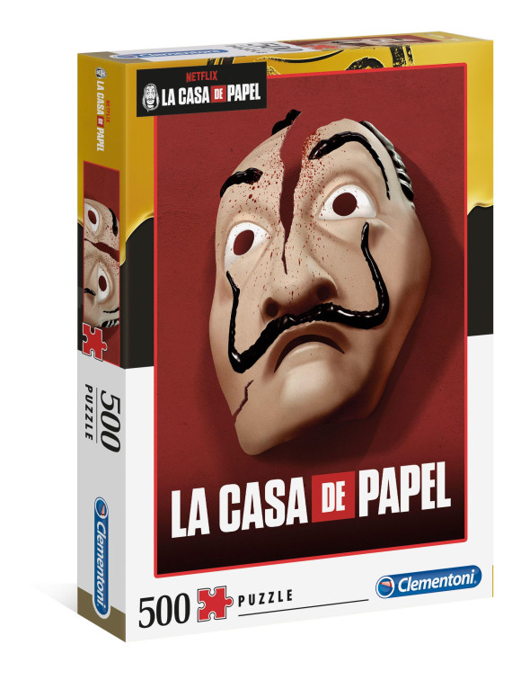 Haus des Geldes Puzzle Maske (500 Teile)