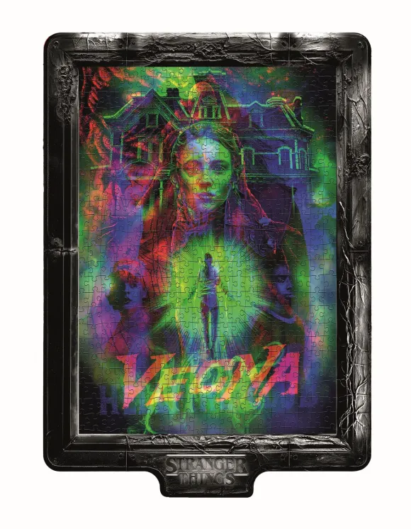 Stranger Things Metamorphic Art Collection Puzzle mit Leucht-Effekt Vecna (520 Teile)