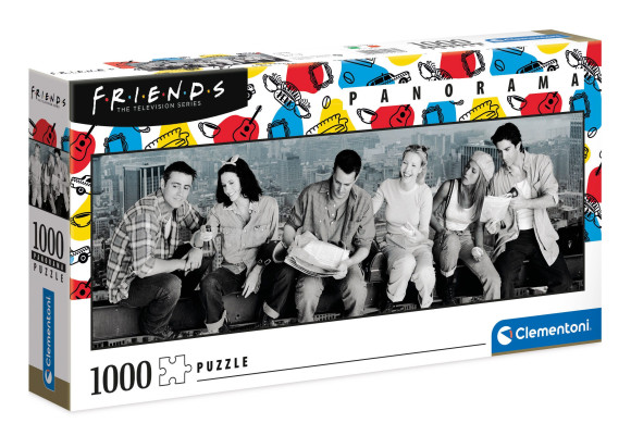 Friends Panorama Puzzle Skyscraper Lunch (1000 Teile)