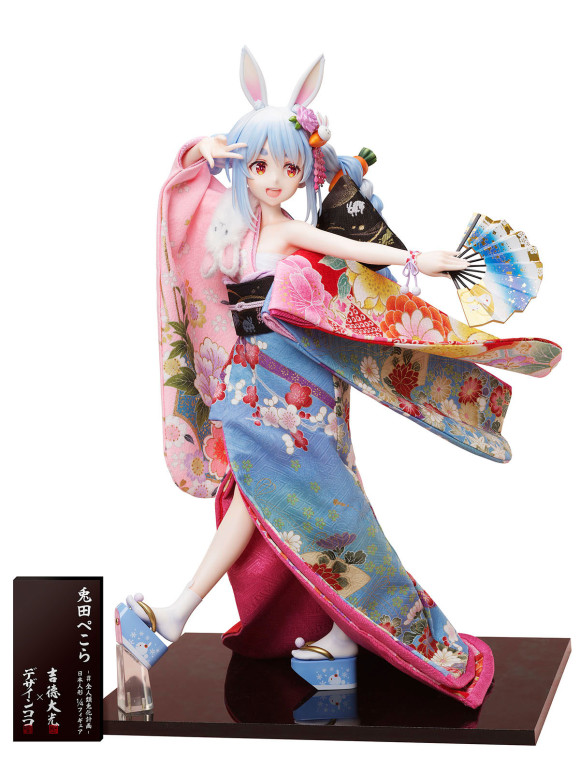 Hololive Production PVC Statue 1/4 Usada Pekora -#Zenjinrui Usagika Keikaku- Japanese Doll 48 cm