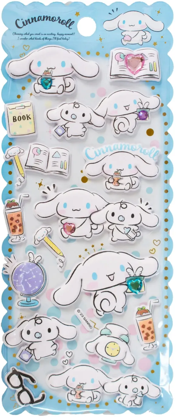 Hello Kitty and Friends Sticker Cinnamoroll Puffy Sortiment (20)