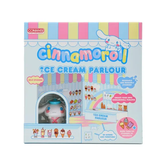 Hello Kitty and Friends Minifigur Sticker House Cinnamoroll Ice Cream Parlour