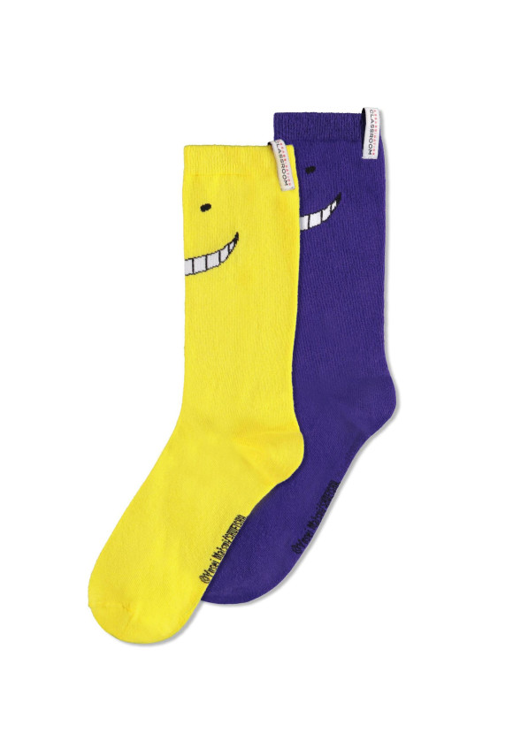 Assassination Classroom Socken 2er-Pack Koro-Sensei 43-46