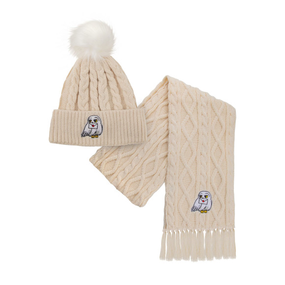Harry Potter Kids Beanie & Schal Set Hedwig