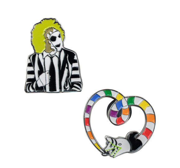 Beetlejuice Ansteck-Pins 2er-Pack Sandworm