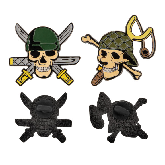 One Piece Ansteck-Pins 2er-Pack Zoro & Usopp