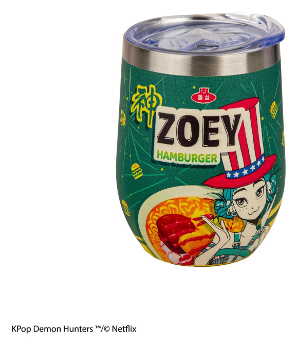 KPop Demon Hunters Reisebecher Zoey Hamburger