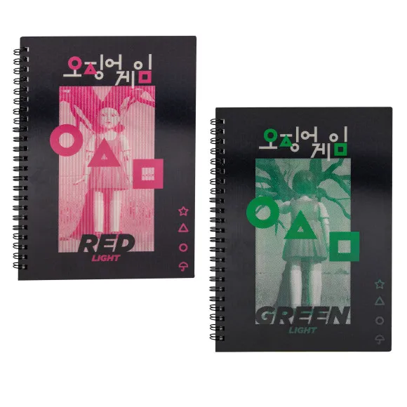 Squid Game Notizbuch Red light, green light