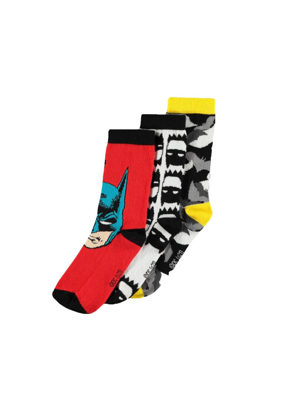 DC Comics Socken 3er-Pack Batman 39-42