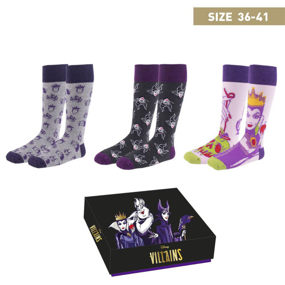 Disney Socken 3er-Pack Villains 36-41