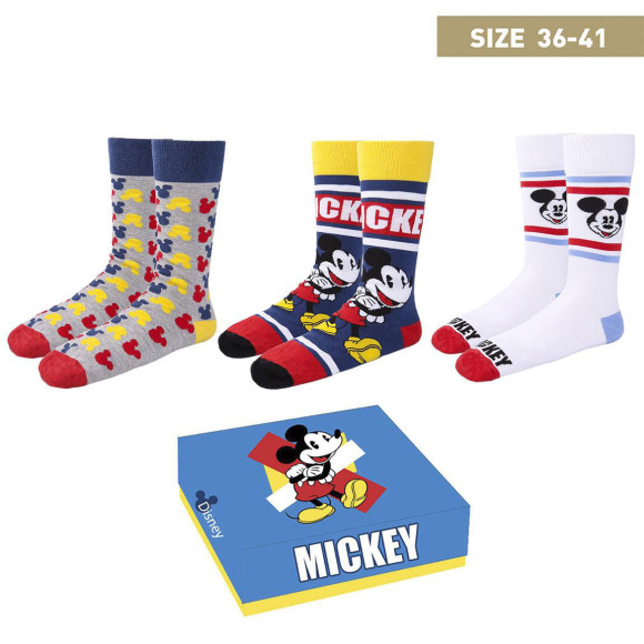 Disney Socken 3er-Pack Mickey Mouse 36-41