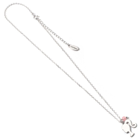 Barbie Halskette & Anhänger Silhouette & Quartz Bead (Sterling Silber)