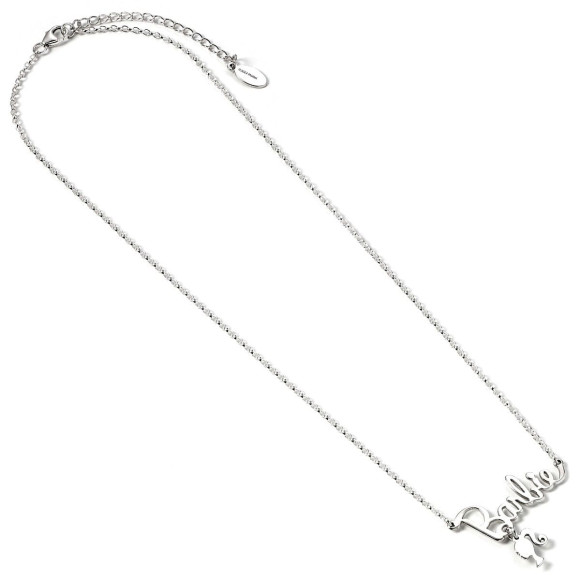 Barbie Halskette & Anhänger Logo & Silhouette (Sterling Silber)