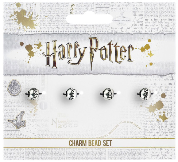 Harry Potter Anhänger 4er-Pack Zaubersprüche (versilbert)
