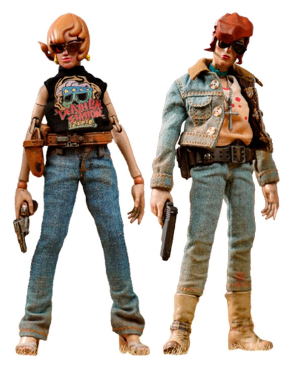 Death Gas Station Series Actionfiguren Canyon Sisters: Mrs. T & Ms. L 15 cm