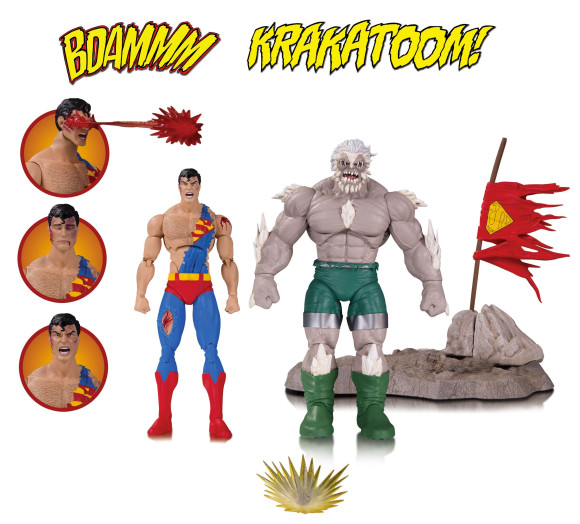 DC Comics Icons Actionfiguren Doppelpack The Death of Superman 15 cm