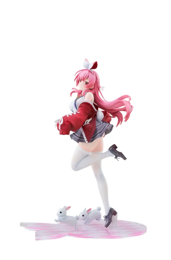 Rosuuri Original Character PVC Statue 1/7 White Rabbit Rosu Casual Clothes Ver. 25 cm