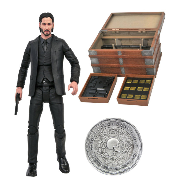 John Wick Deluxe Actionfigur Box Set 18 cm