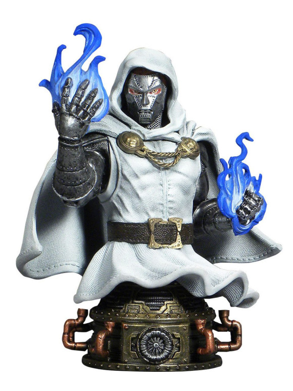 Marvel Büste Doctor Doom White Armor DCD 40th Anniversary Previews Exclusive 15 cm