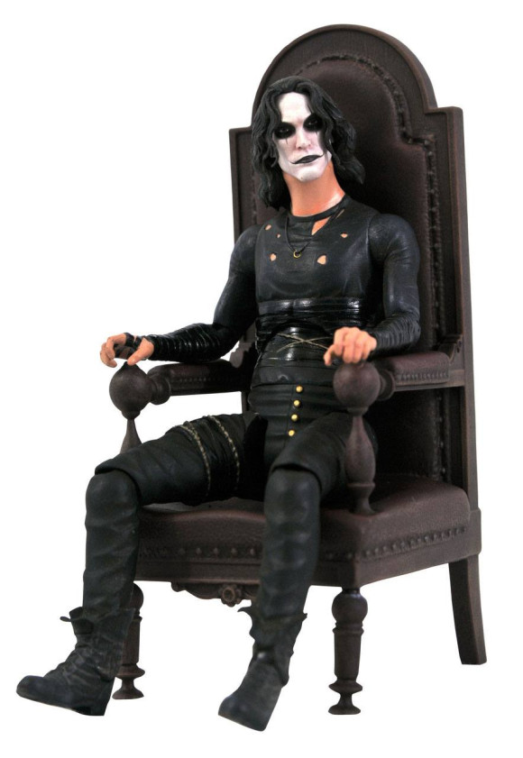 The Crow Deluxe Actionfigur Eric Draven in Chair 18 cm SDCC 2021 Exclusive
