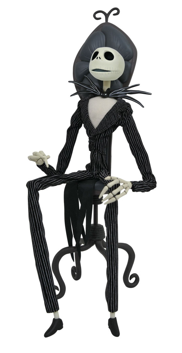 Nightmare before Christmas Jack in Chair Coffin Doll Puppe 40 cm