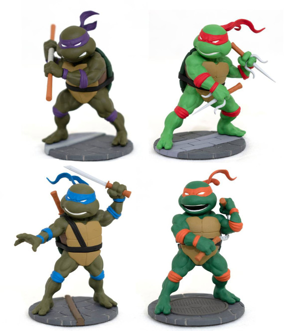 Teenage Mutant Ninja Turtles D-Formz Minifiguren 4er-Pack SDCC 2023 Exclusive 5 cm