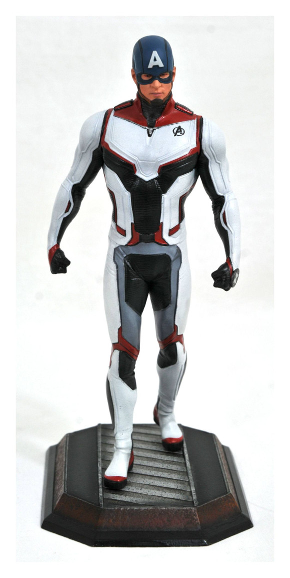 Avengers Team Suit Captain America Marvel Movie Gallery Statue 23 cm Exclusive