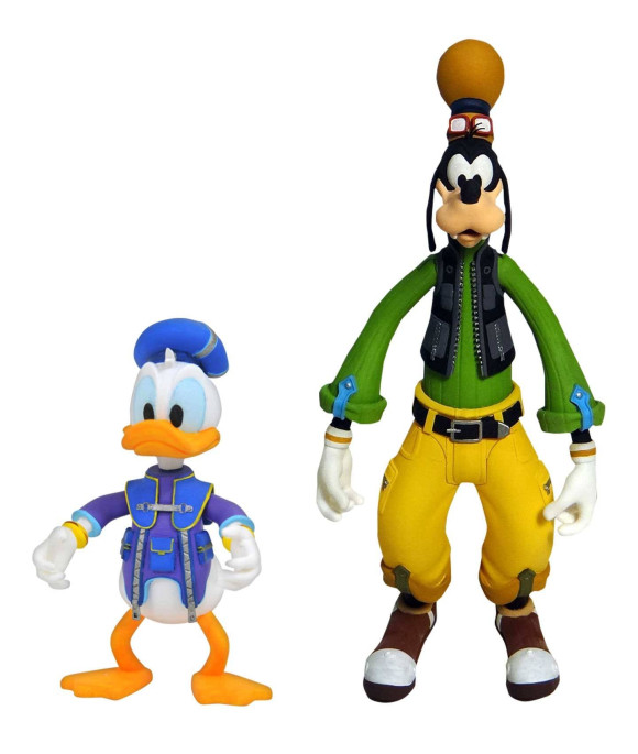 Kingdom Hearts 3 Goofy & Donald Select Actionfiguren Doppelpack 10 - 18 cm