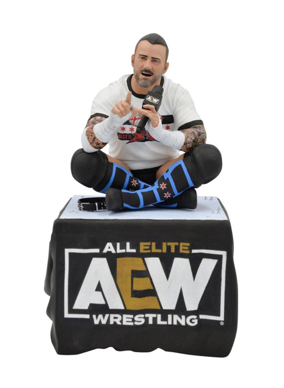 AEW Gallery PVC Statue CM Punk 25 cm