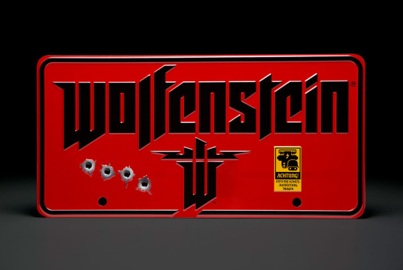 Wolfenstein The New Colossus Me­tall­schild Sign