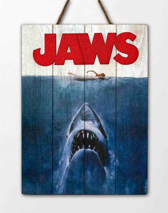 Der weiße Hai WoodArts 3D Holzdruck Shark Attack 30 x 40 cm