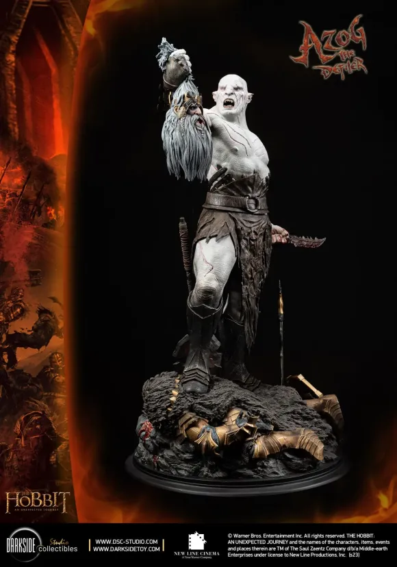 Der Hobbit MS Series Statue 1/3 Azog The Defiler John Howe Signature Edition Edition 90 cm