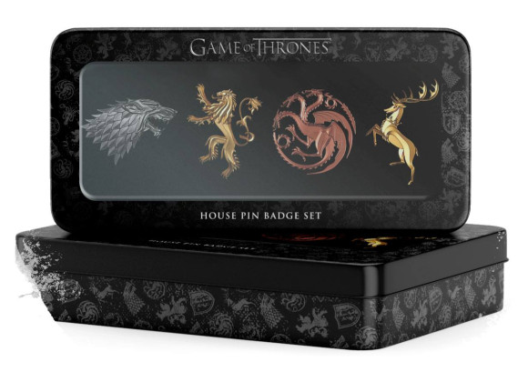 Game of Thrones Ansteck-Pin 4er-Pack Haupthäuser