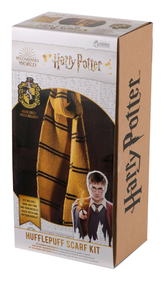 Harry Potter Strick Set Schal Hufflepuff