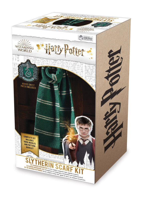 Harry Potter Strick Set Schal Slytherin