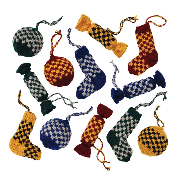 Harry Potter Strick Set Weihnachtsdeko Hogwarts