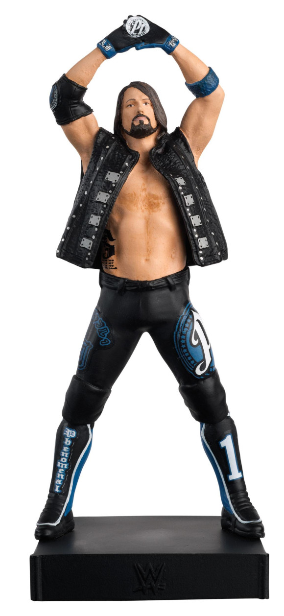 WWE AJ Styles Figur Championship Collection 16 cm