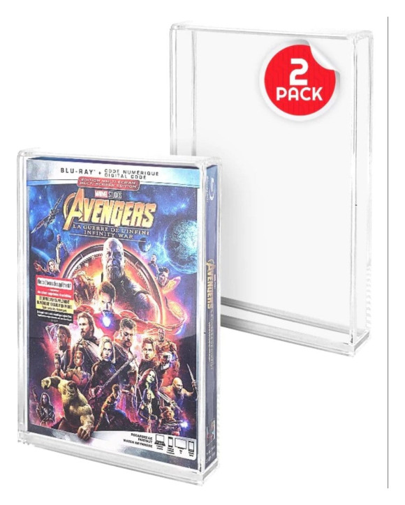 Acrylgehäuse 2er-Pack für PS3/PS4/Blu-Ray/XBOX One 