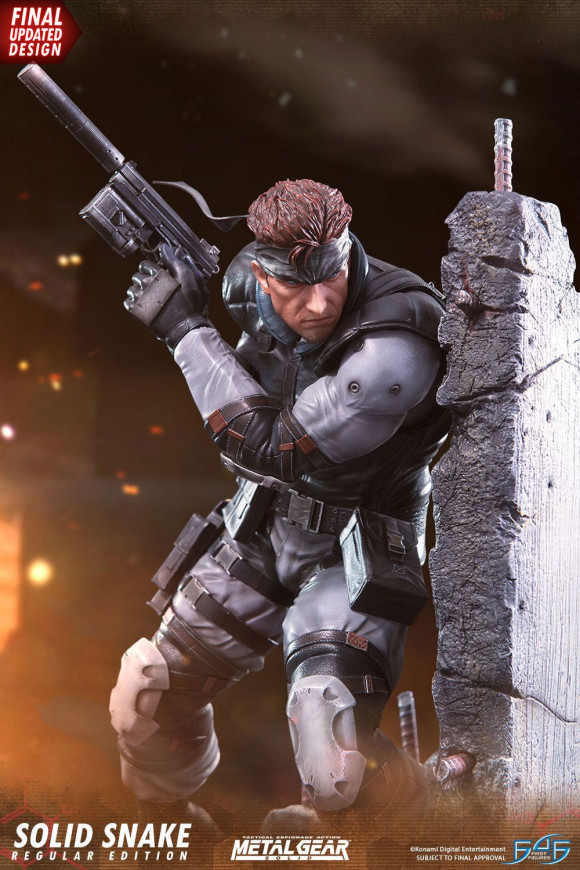 Metal Gear Solid Solid Snake Statue 44 cm