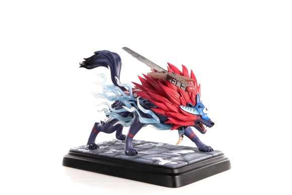 Okami Statue Oki (Wolf Form) 35 cm